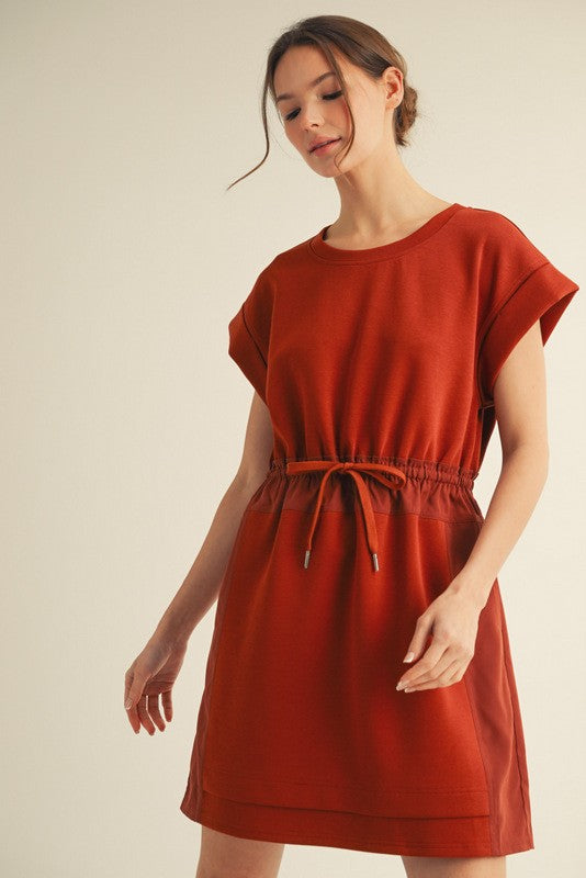 Jersey Drawstring Dress