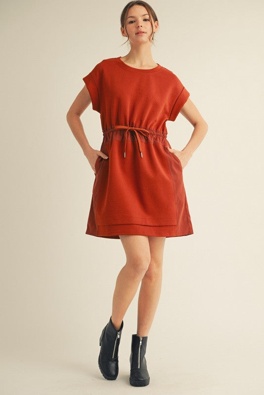 Jersey Drawstring Dress