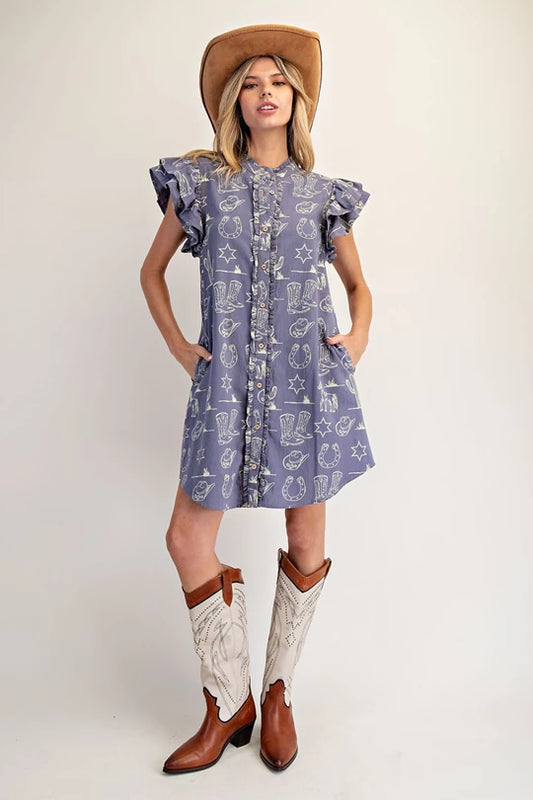 The Penny Graphic Dress