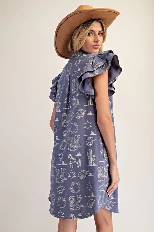 The Penny Graphic Dress