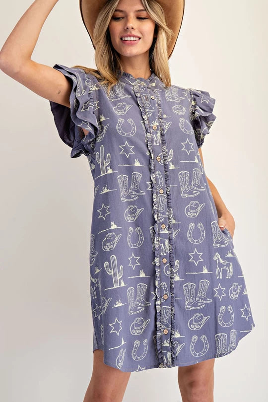 The Penny Graphic Dress