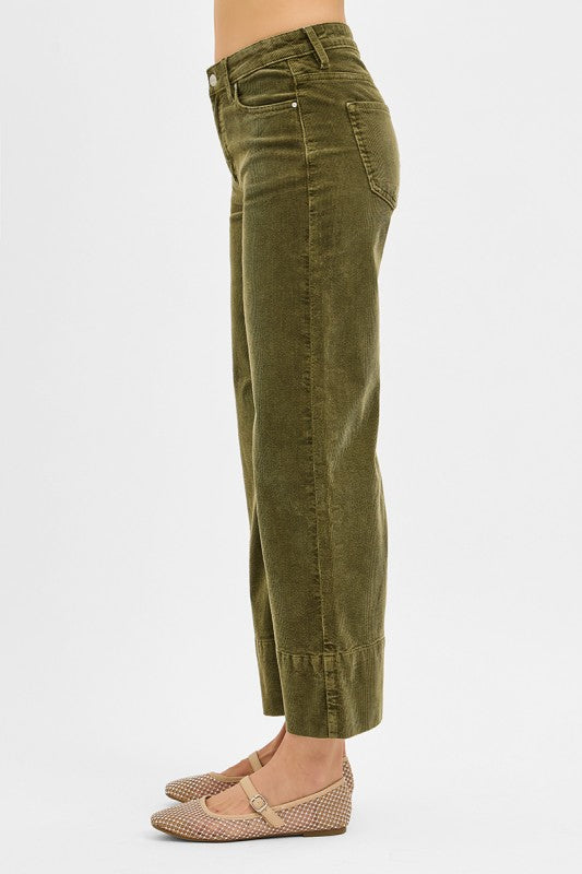 High Rise Corduroy Pants