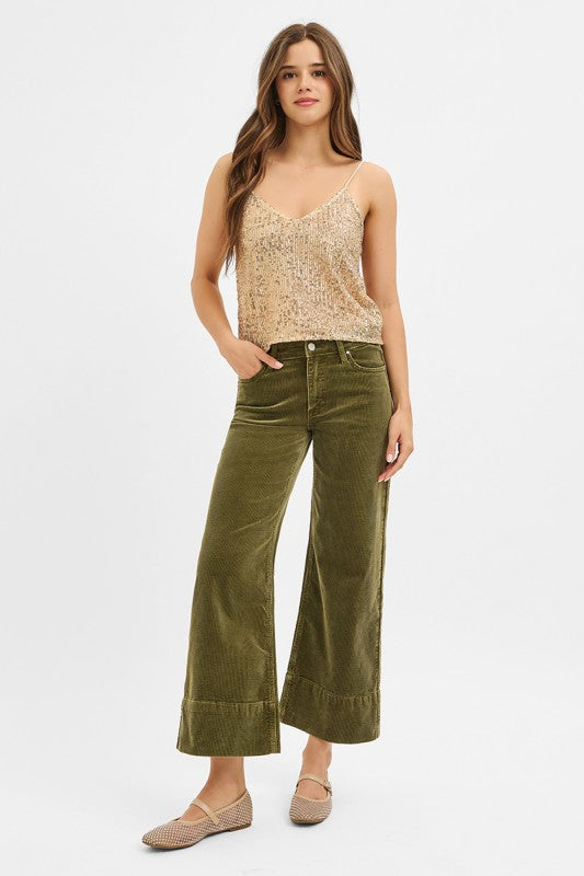 High Rise Corduroy Pants