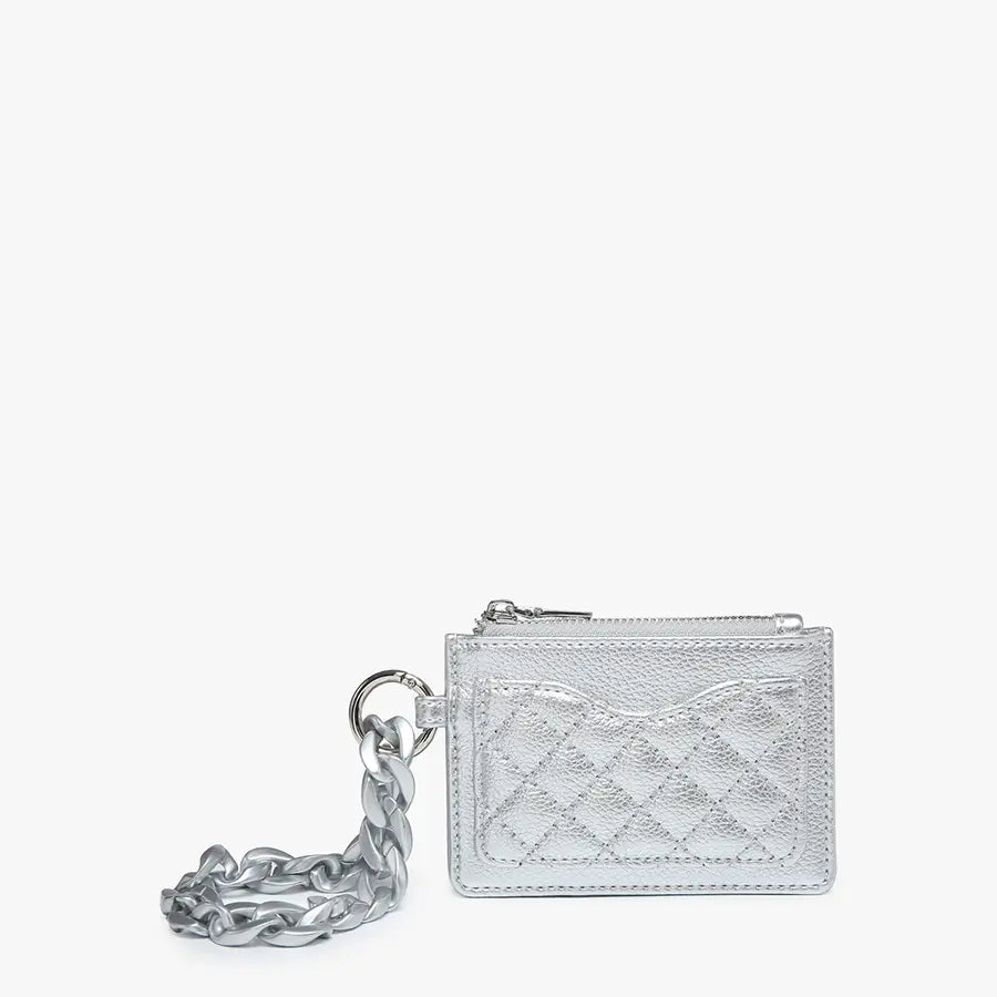 Rhodes Quilted Wallet w/ Chain Bangle - Twisted Sisters Shoetique