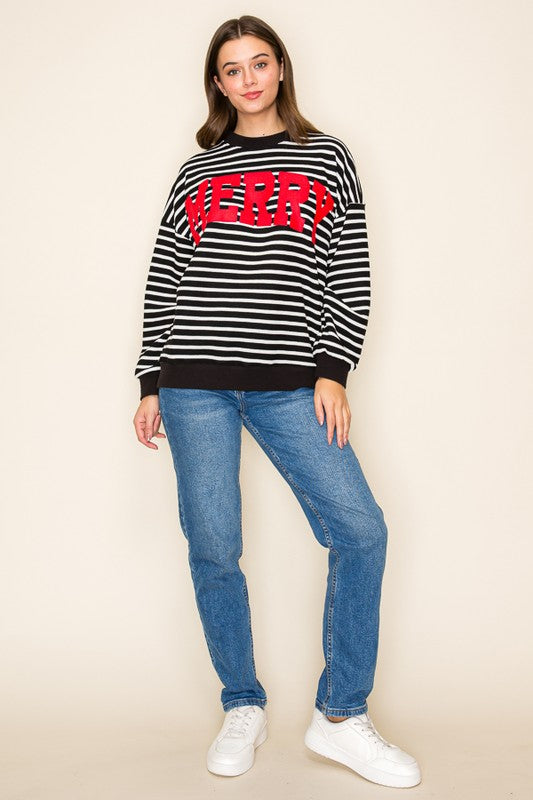 Merry Stripe Long Sleeve