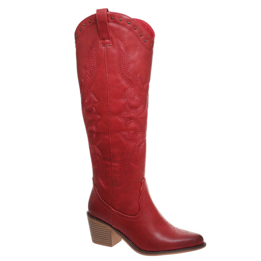 Pierre Dumas-Whitney Boots Red