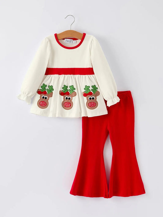 Kids-Reindeer Long Sleeve Set