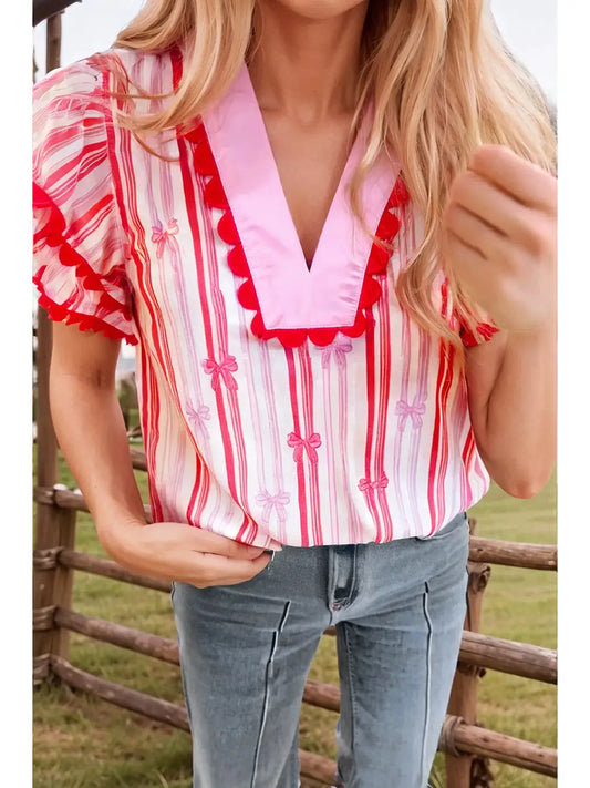Bow Ric Rac Top