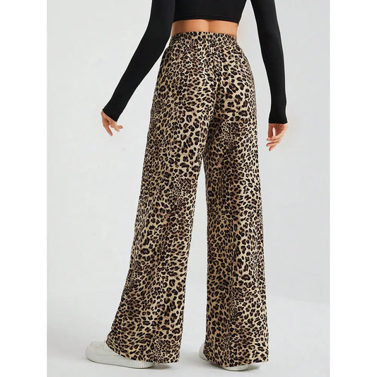 Fierce & Free Leopard Wide Leg Pants