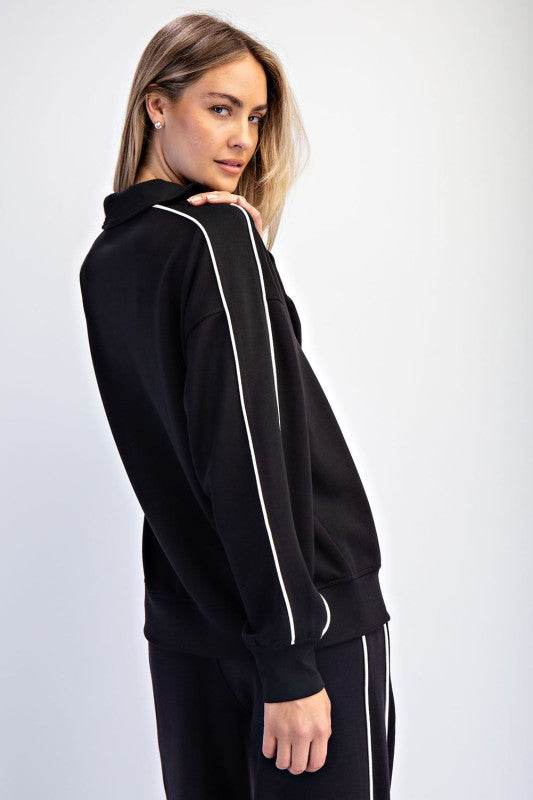 Collared Polo Pullover