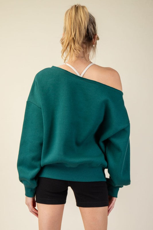 Off The Shoulder Pullover