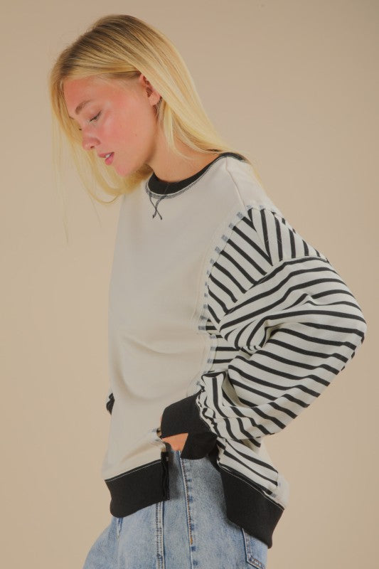 Oversized Hi-Lo Pullover