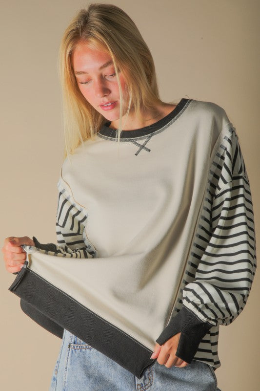 Oversized Hi-Lo Pullover