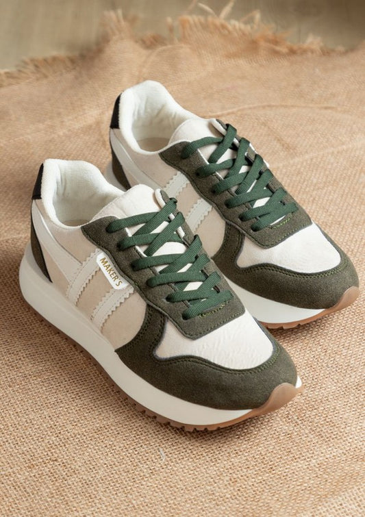 Makers-Ace 6 Olive Sneakers