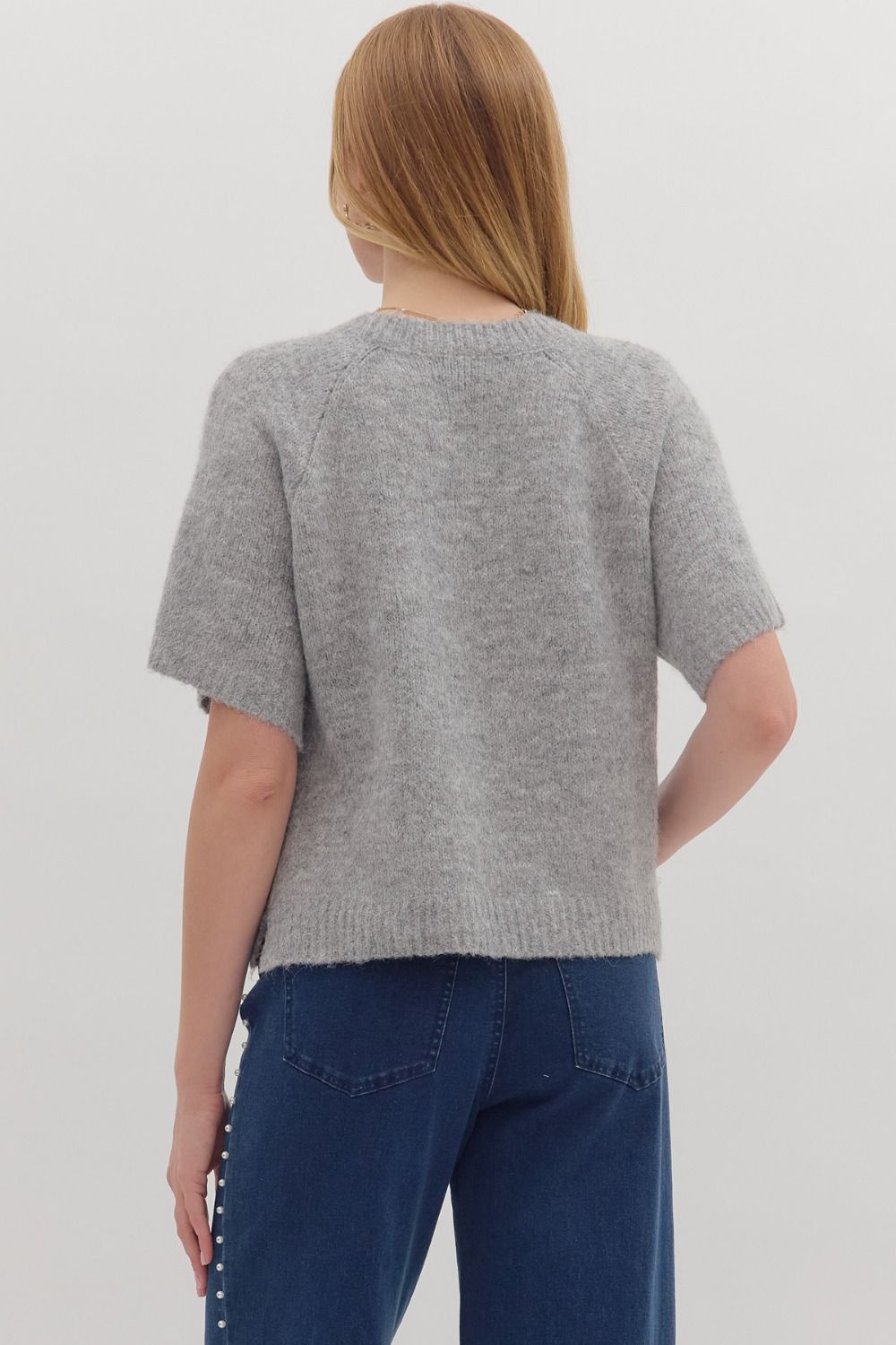 Floral Appliqué Top