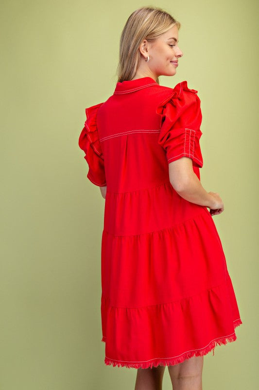 The Gigi Dress-Red