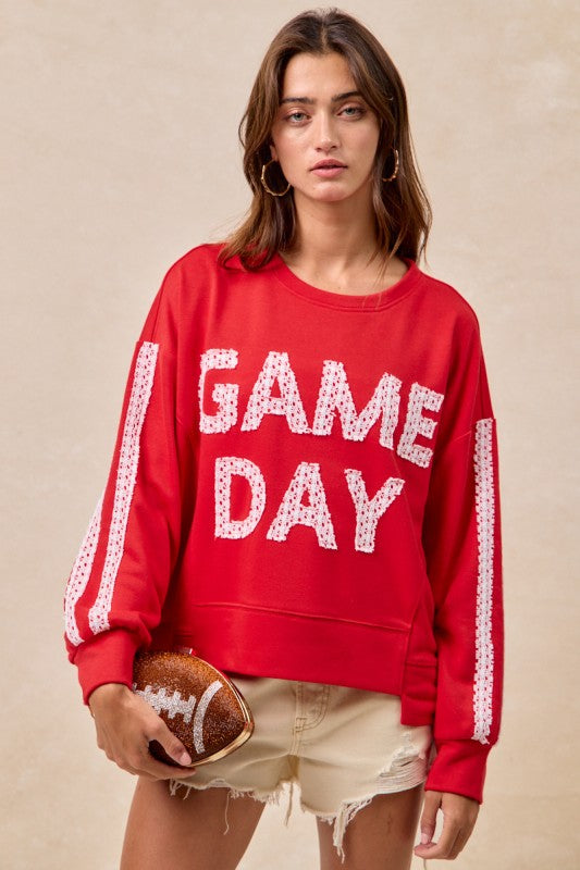 Lace Gameday Pullover