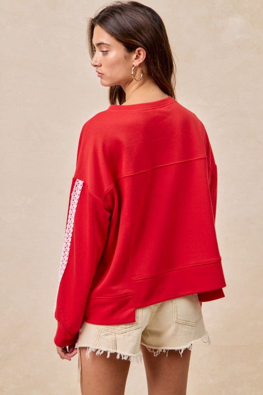 Lace Gameday Pullover