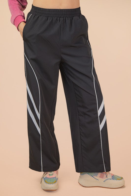 Wide Leg Track Pants