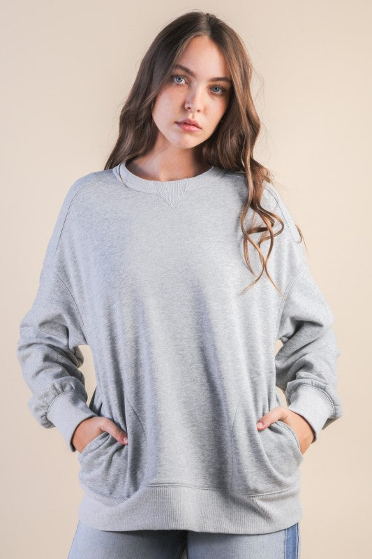 Heather Grey Pullover