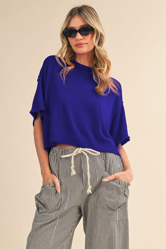 Feeling Blue Lightweight Sweater