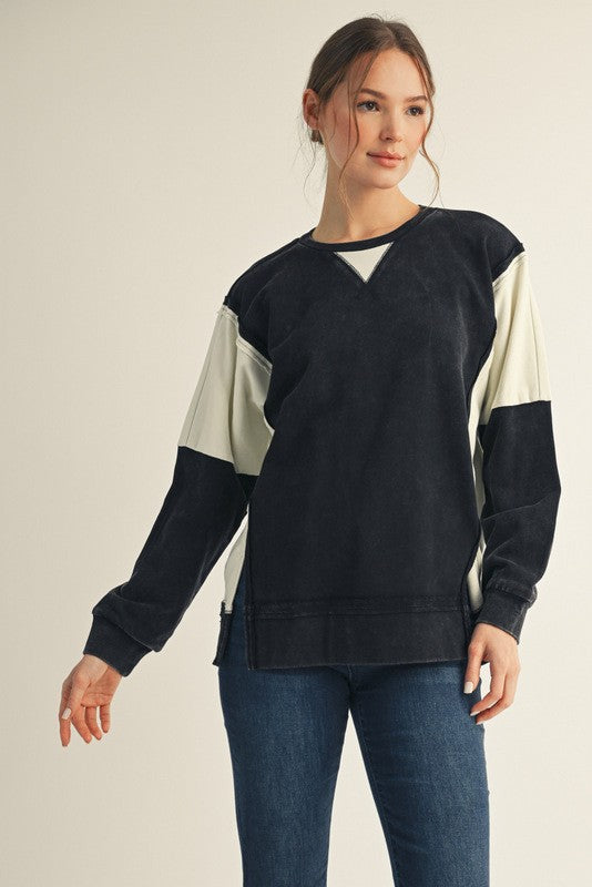 The Bev Colorblock Top