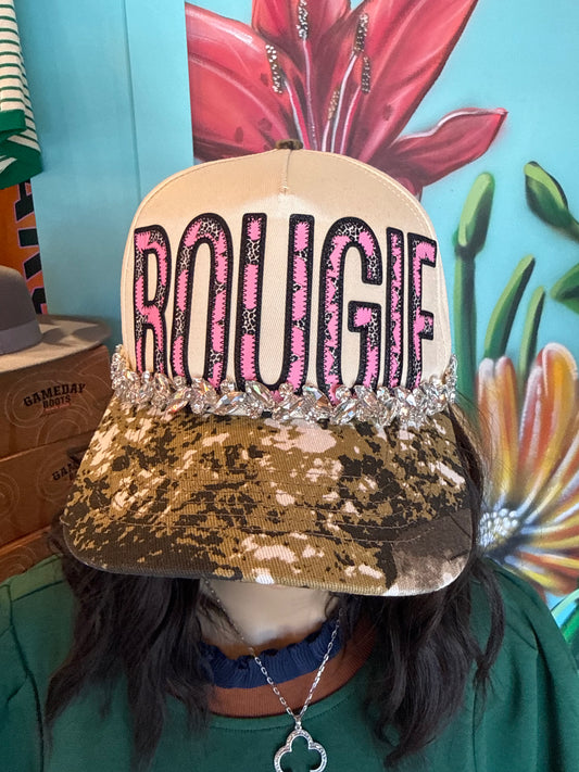 Bougie Trucker Hat with Chain - Twisted Sisters Shoetique