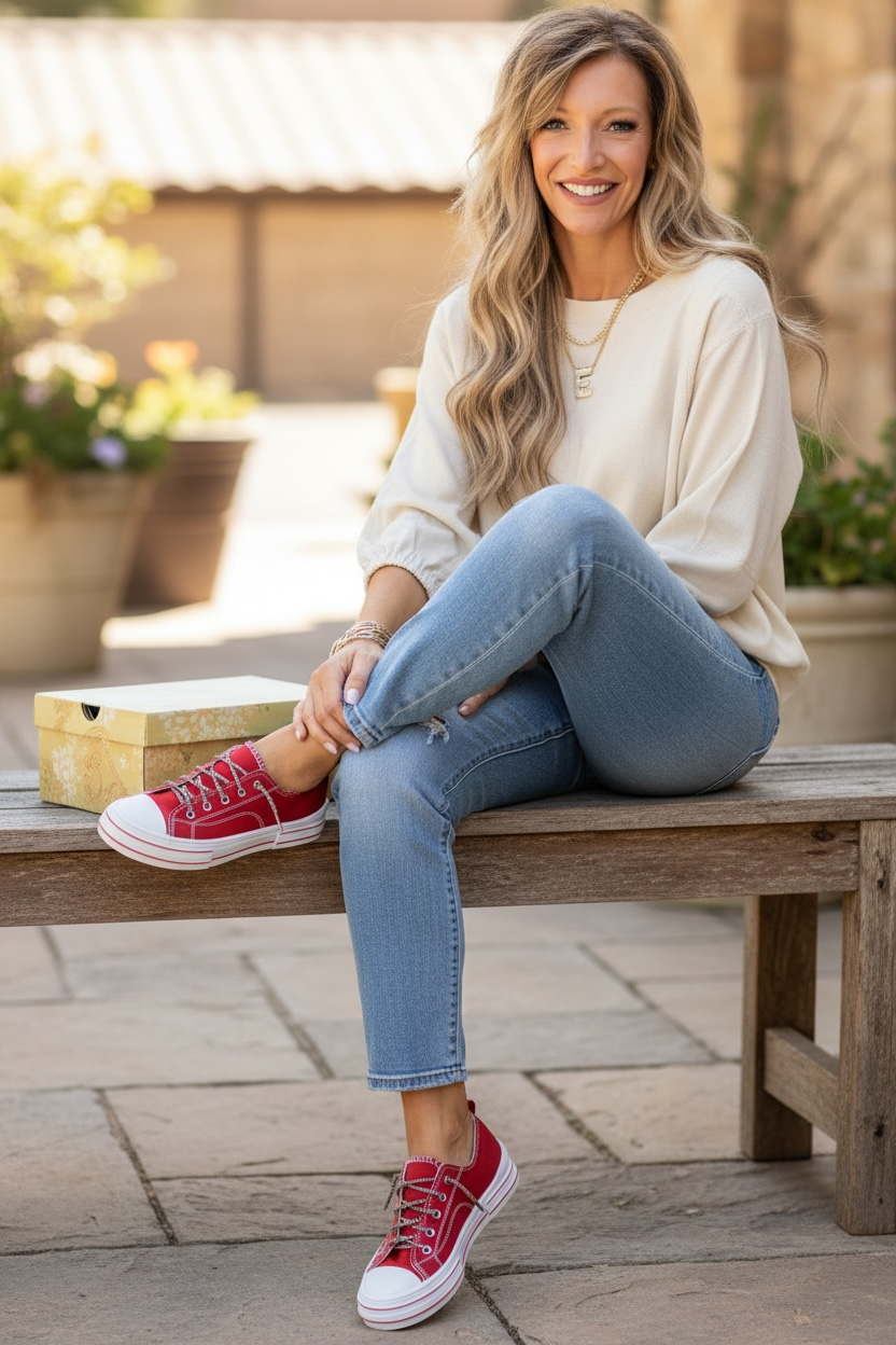 Very G Aman Sneakers-Red