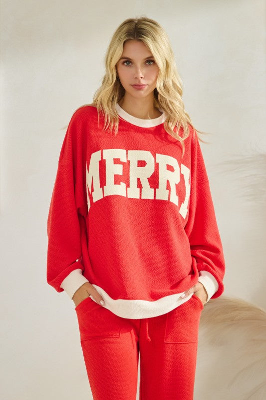 Merry Ringer Pullover