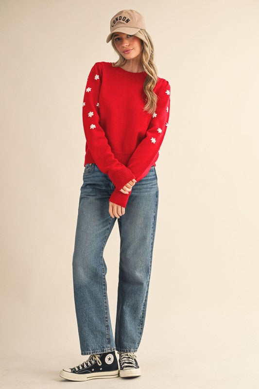 Poppy Floral Sweater