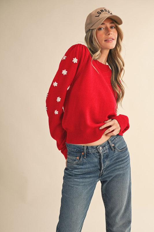 Poppy Floral Sweater