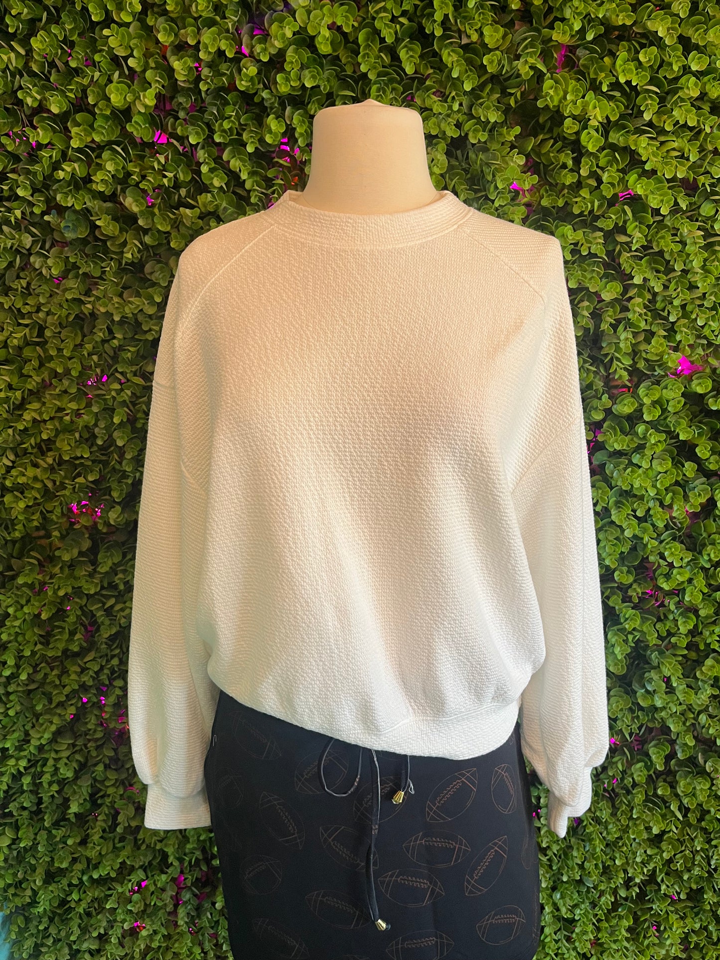 Cloud Nine Cloudy Knit Top – Off White