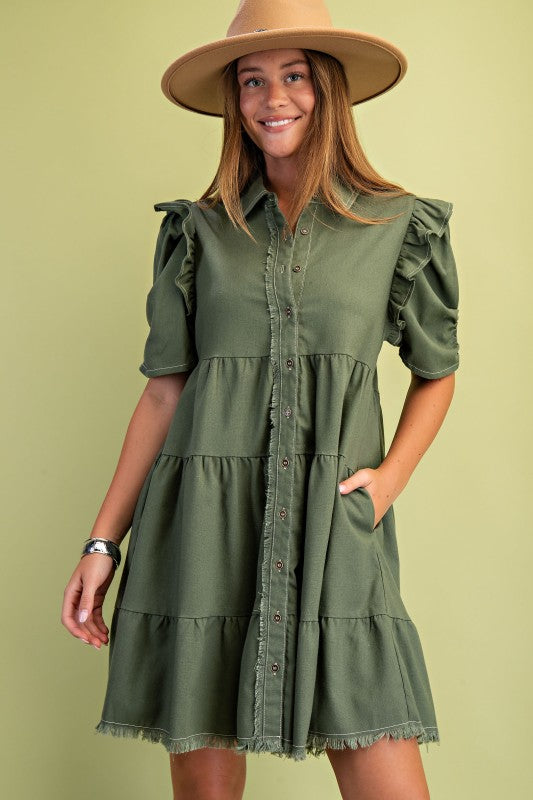 The Gigi Dress-Olive