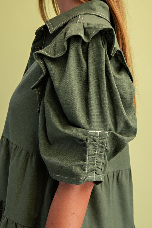 The Gigi Dress-Olive
