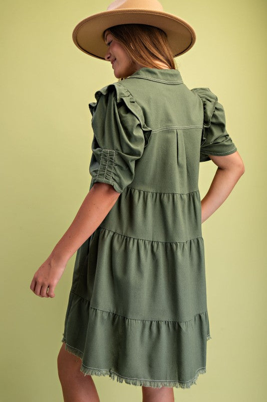 The Gigi Dress-Olive
