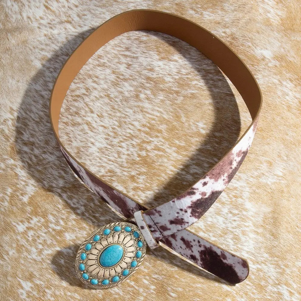 Turquoise Trails Concho Belt