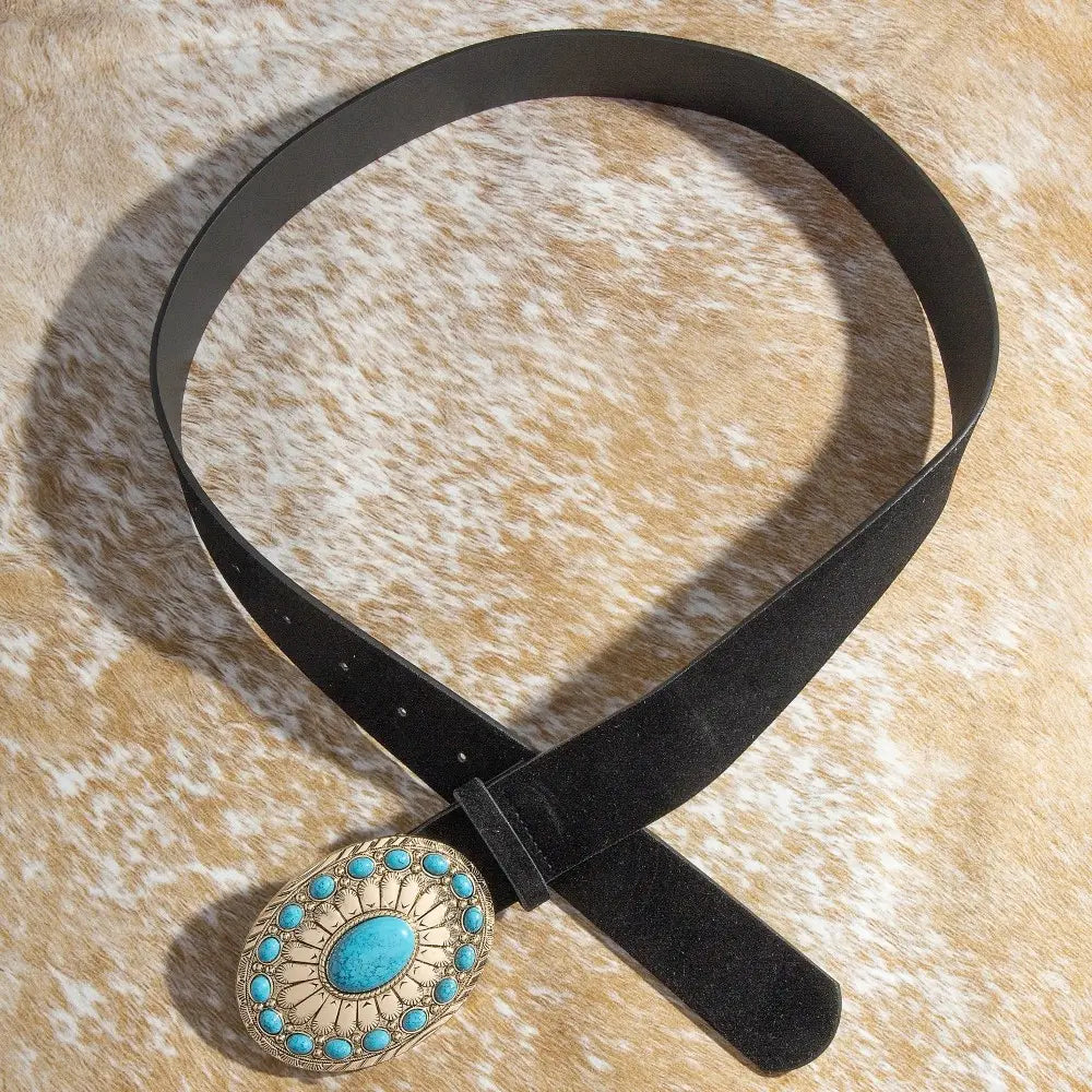 Turquoise Trails Concho Belt