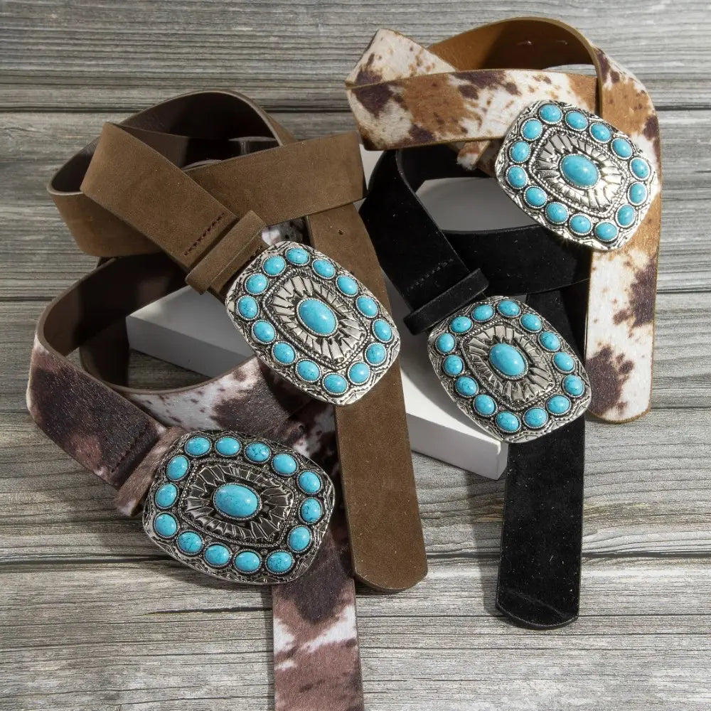 High Desert Turquoise Concho Belt