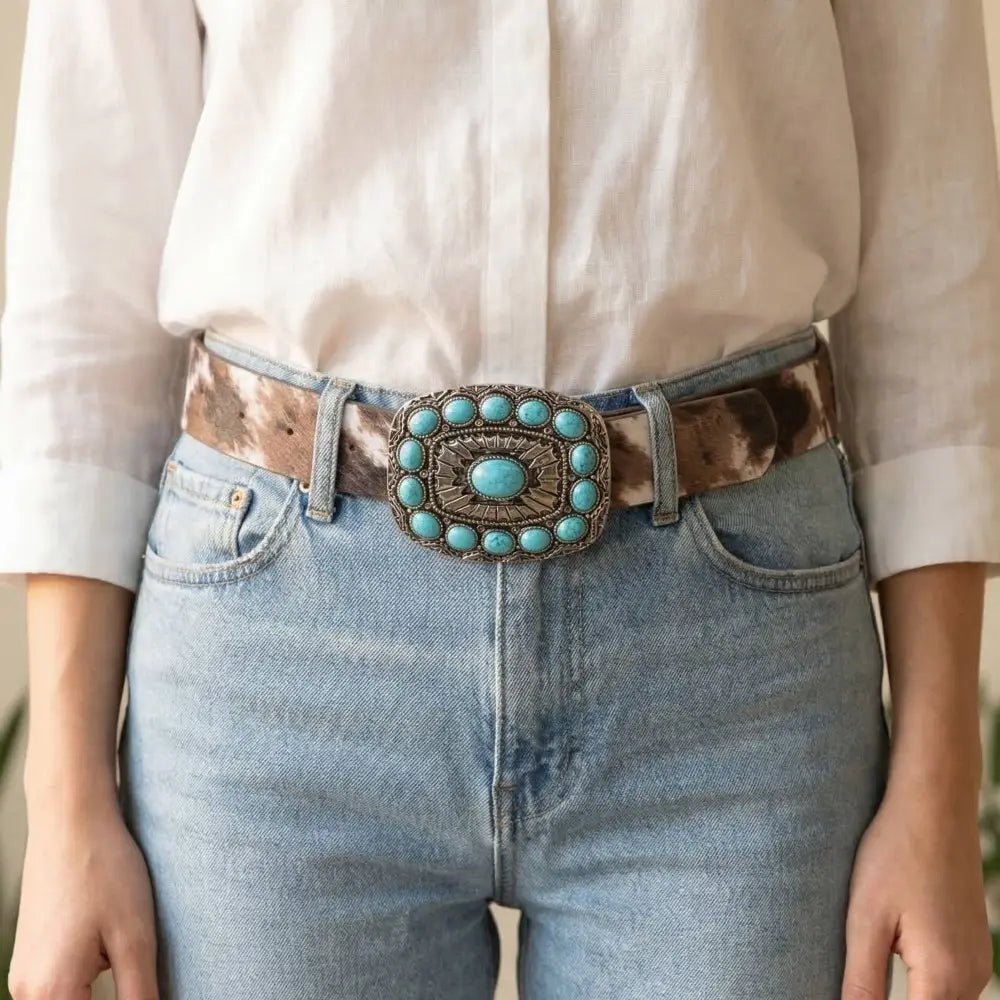 High Desert Turquoise Concho Belt