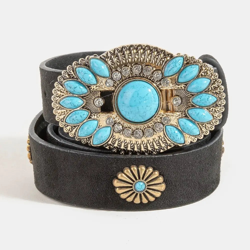 Sundown Turquoise Concho Belt