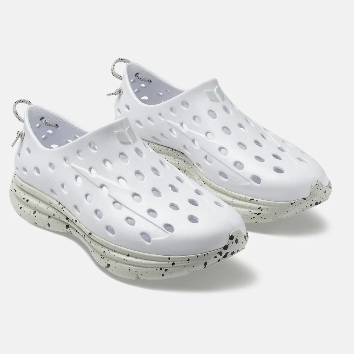 KANE Revive Recovery Shoe – White & Gray Speckle