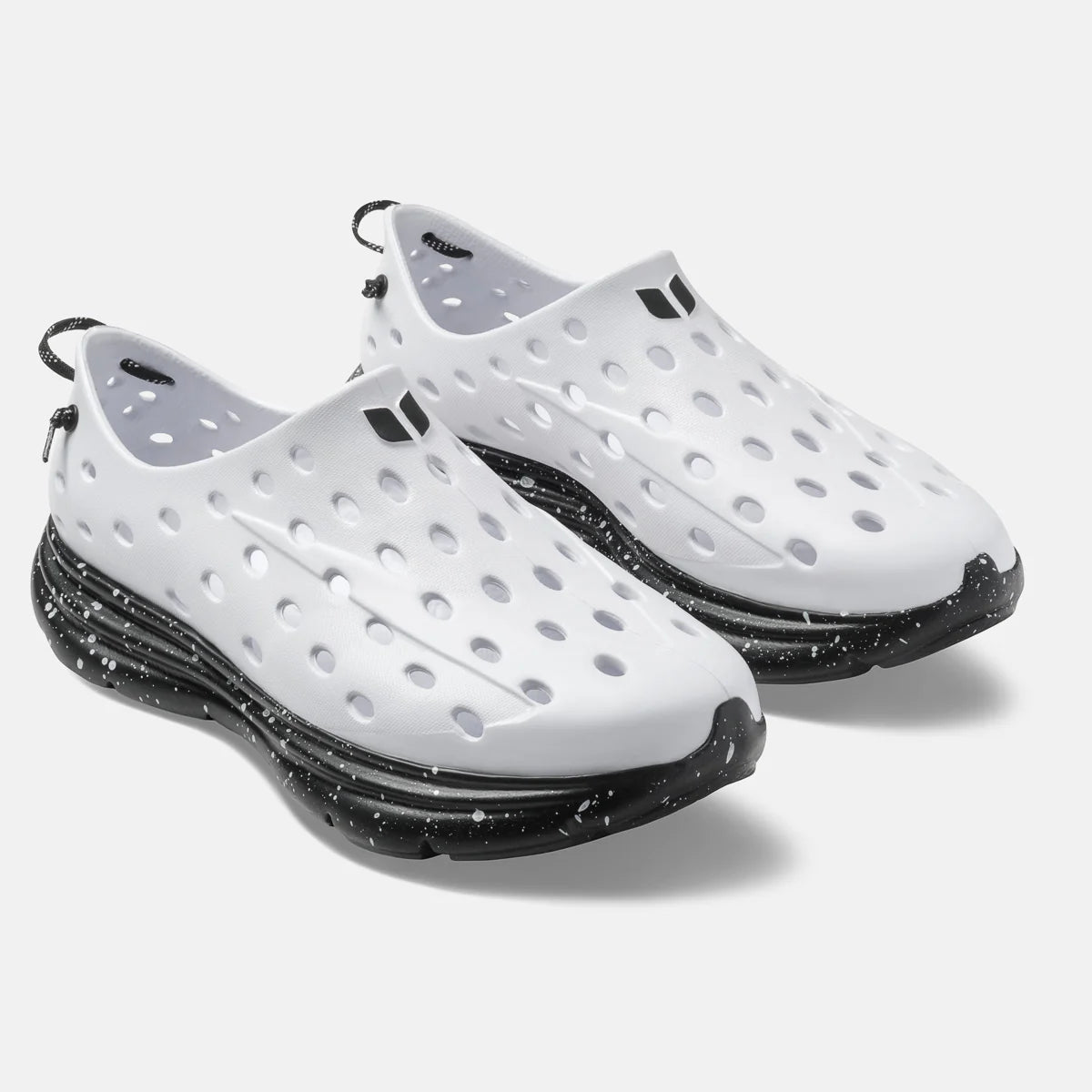 KANE Revive Recovery Shoe – White & Black Speckle