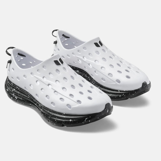 KANE Revive Recovery Shoe – White & Black Speckle