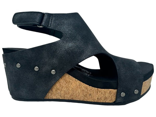 Very G Wally Wedges – Black