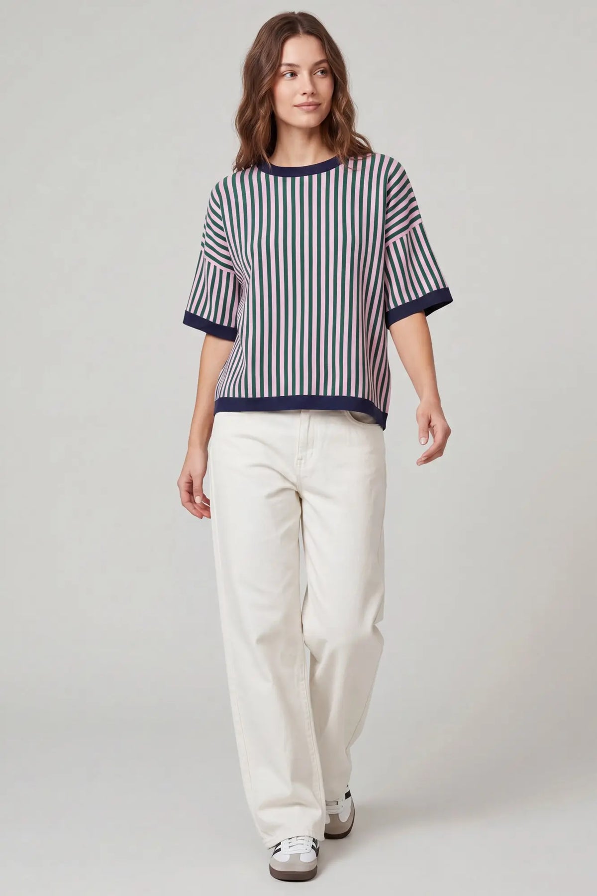 The Everyday Stripe Sweater Top