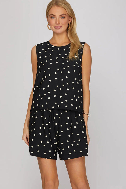 Classic Charm Polka Dot Top