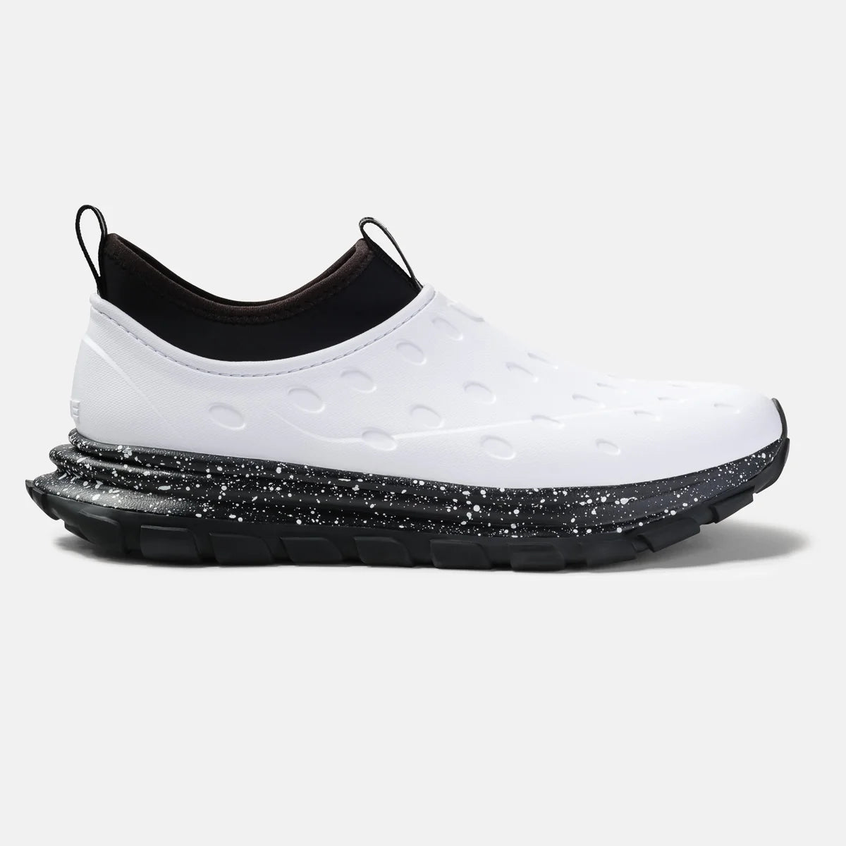 KANE Revive AC – White & Black All-Conditions Recovery Shoes