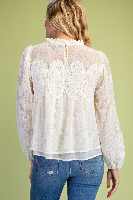 The Everly Lace Top