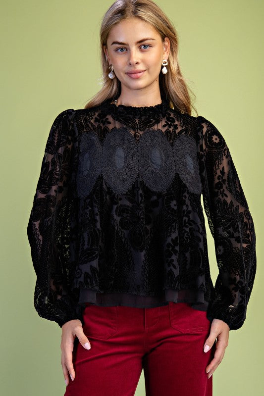 The Everly Lace Top