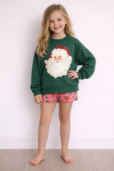 Santa Baby Sequin Sweatshirt – Kids
